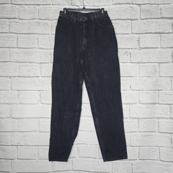 Gitano Denim - Gitano High-Rise Straight-Leg Vintage Denim Jeans Black Size 10 100% Cotton